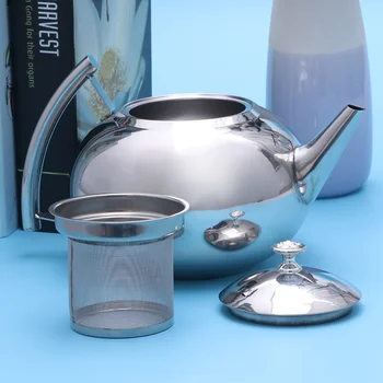 

2.0L Belly Shape Thicker Tea Pot Linner With Filter Design Water Kettle 304 Stainless Steel High Quality Tea Kettle