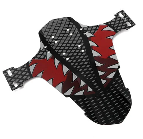 MTB брызговик горный велосипед крыло Передняя езда грязи эндуро Guard Kit 1 комплект - Цвет: Красный