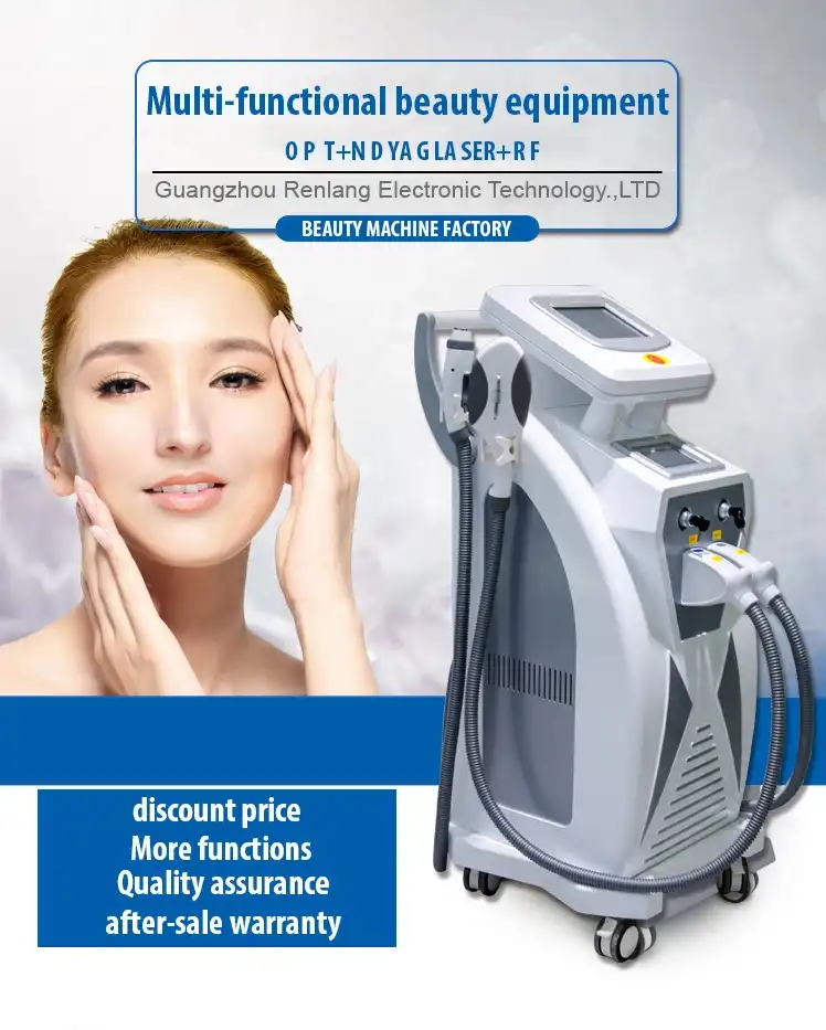 آلة إزالة الشعر بالليزر بدون ألم جهاز إزالة الشعر الدائم