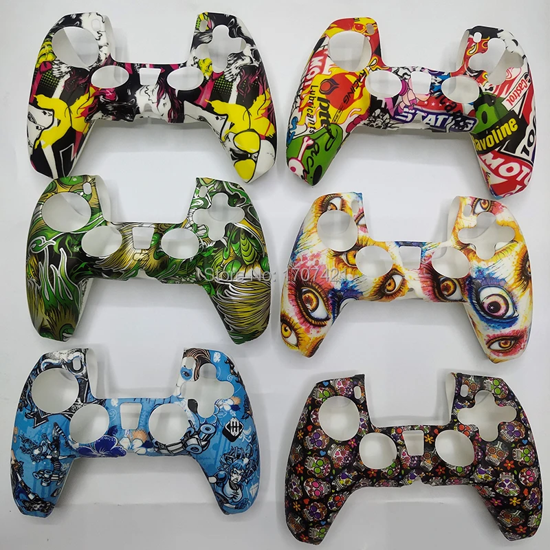 Case Cover Gamepads Playstation PS5 Dualsense 5-Controller Skin-Protection Silicone-Rubber
