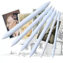 Studge – bâton de Tortillon blanc pour croquis, dessin, fournitures d'outils en papier de charbon de bois, stylo d'artiste de riz Y5l4