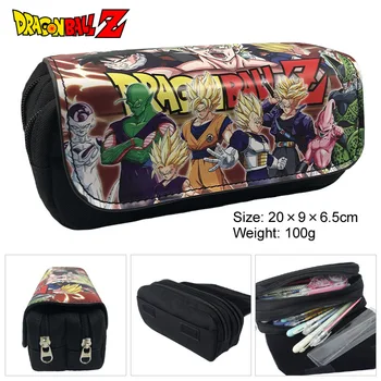 

Anime Dragon Ball Z Pencil Case Cartoon Cosmetic Cases Boys Girls School Pen Bags Goku Pencil Bags Stationary Bag
