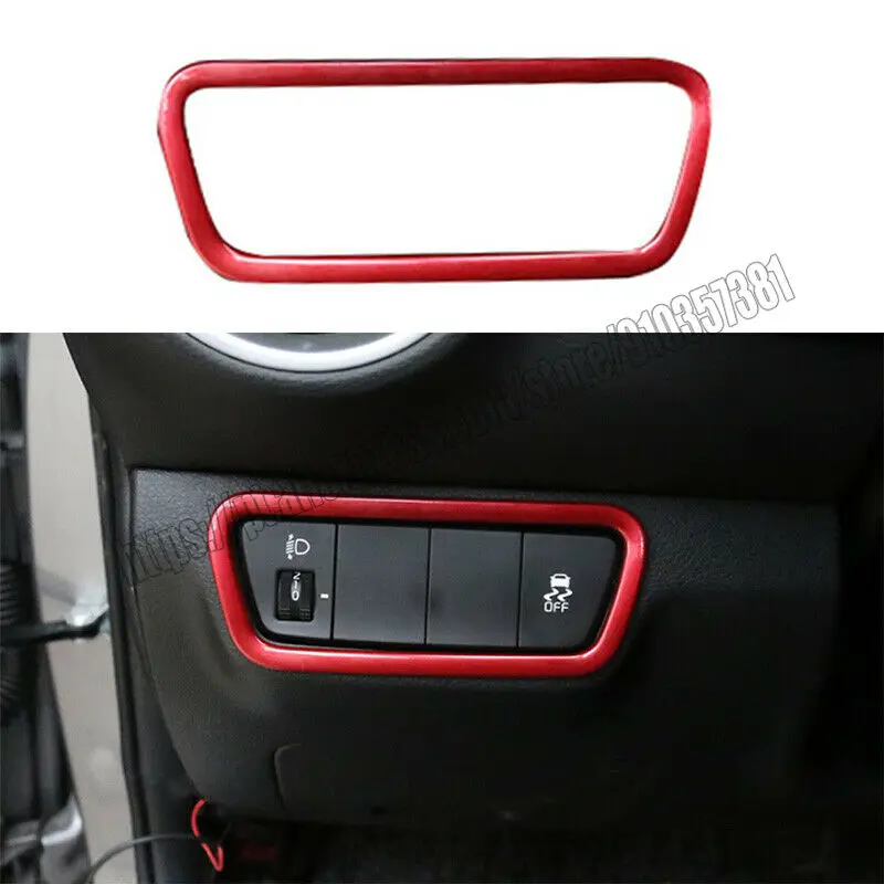Fit For Kia K3 Forte 2019 2020 2021 2022 Headlight Button Frame Cover
