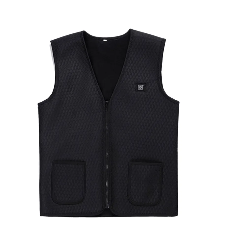 

Men's Electric Heater Heating Vest USB Security Intelligent Thermostat Electric Vest Constant Temperature Winter Warm Vest