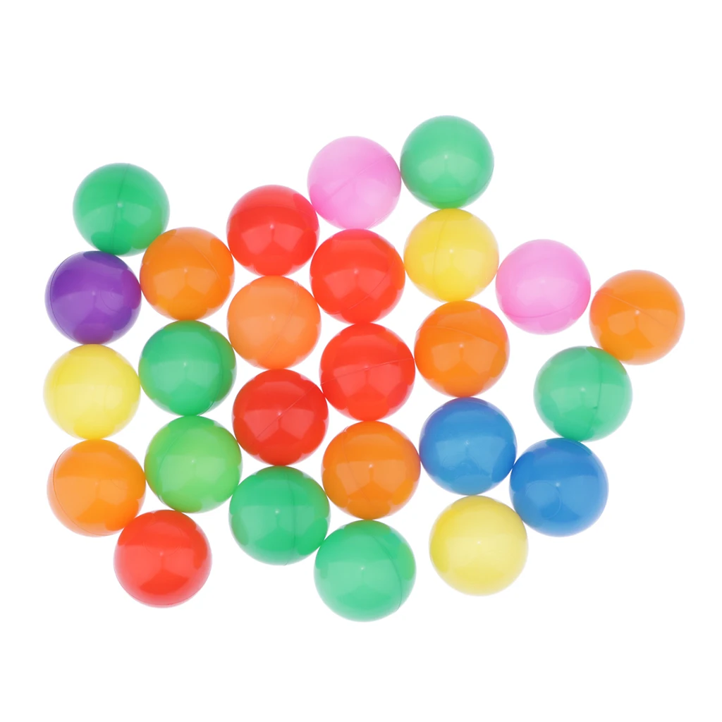 50pcs Funny Colorful Soft Plastic Ocean Balls Pit Kids Swim Pool Toys 4cm Ocean Ball Toy Soft Plastic Ocean Ball  for Kids 