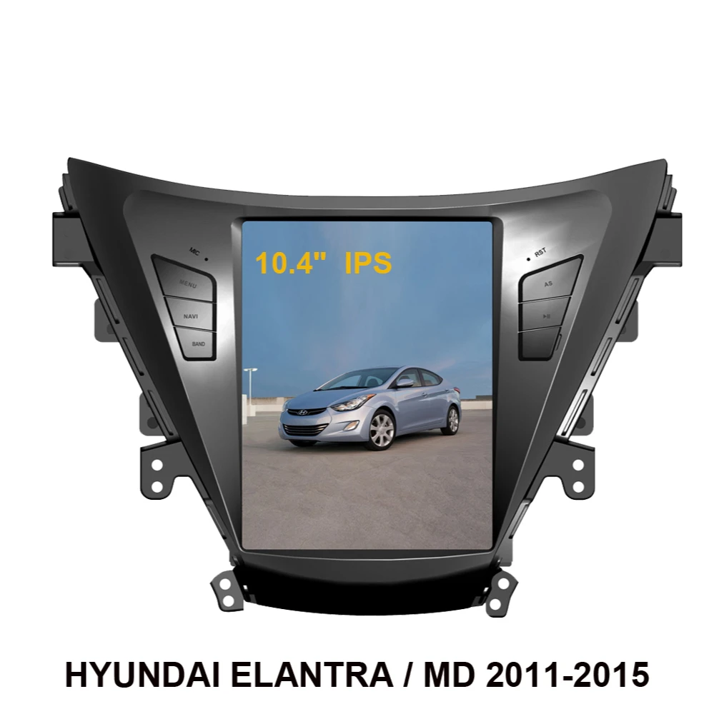 Автомобильный Gps-навигатор на Android 10 4 дюйма для Hyundai Elantra/Elantra MD/Avante MD 2011-2013