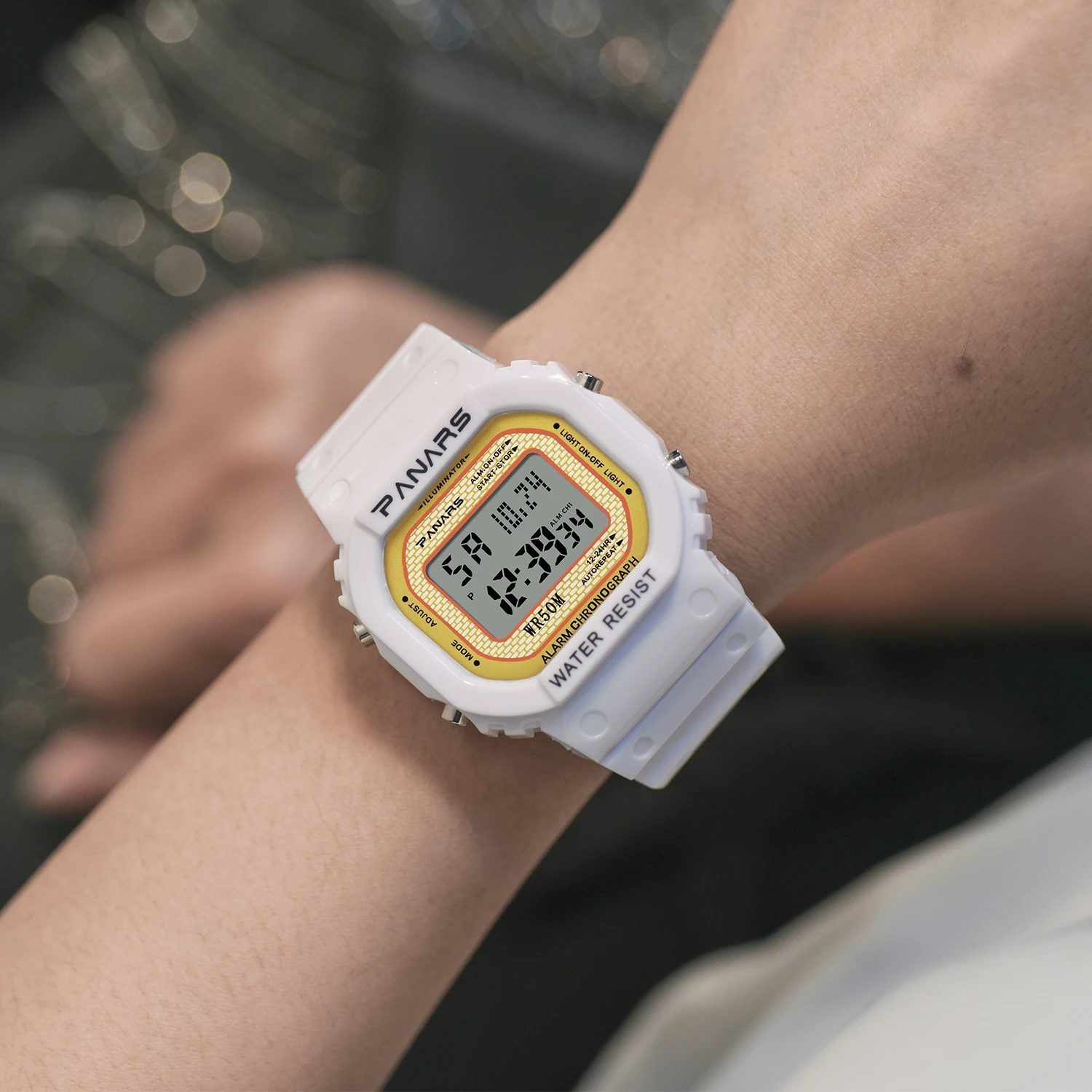 women's analog watch with alarm