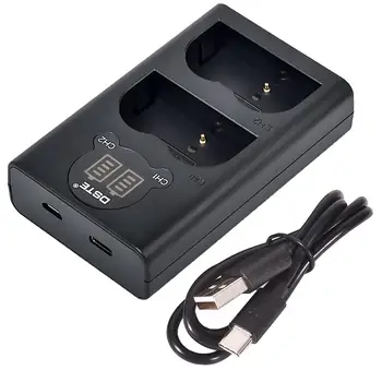 

DSTE Dual LCD Battery Charger Kit for Nikon EN-EL3E en-el3e Camera Battery