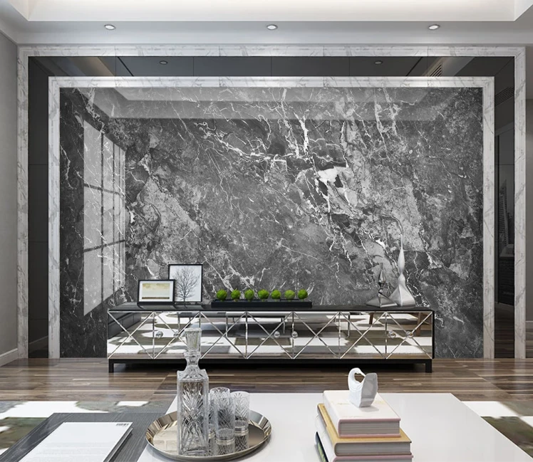 Grey Marble Wallpaper for Hallywall Living Room Photo Contact Wall Paper HD  Printed Abstract Murals Paper Wall Decor Custom|Giấy dán tường| - AliExpress