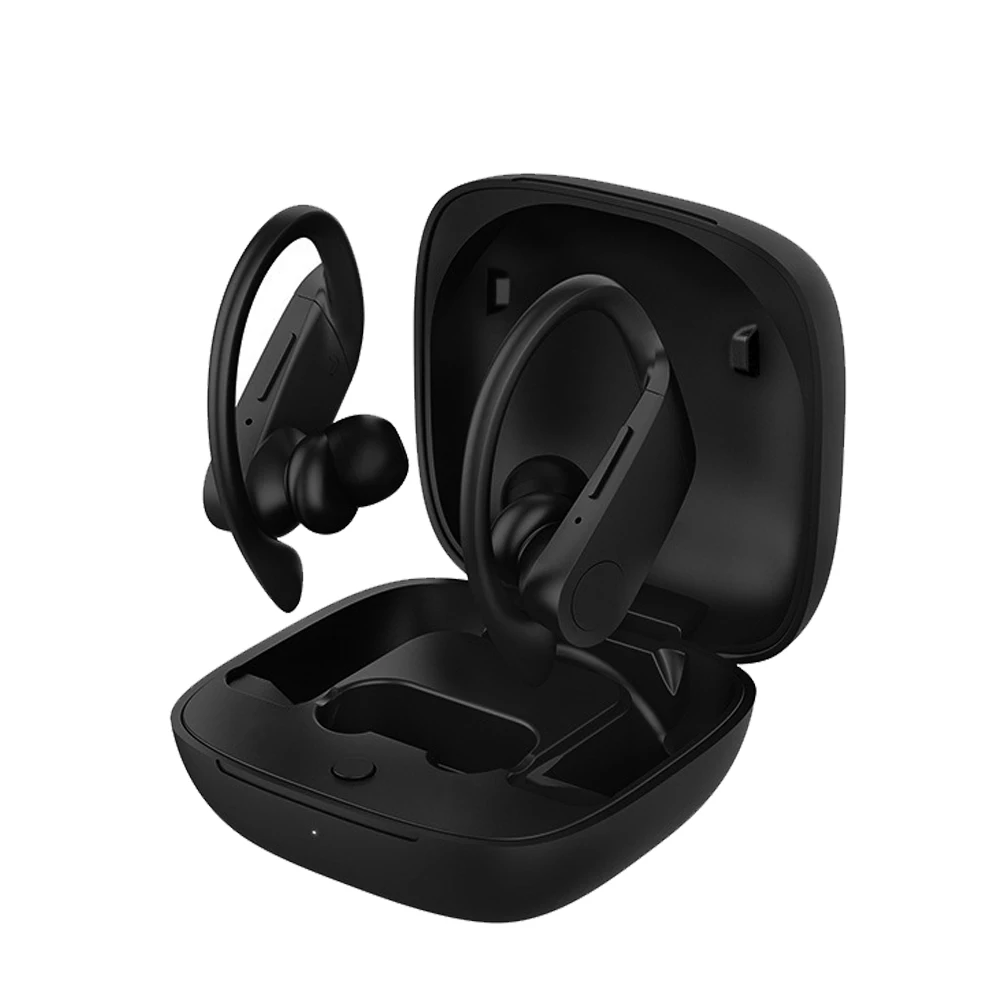 

TWS Wireless Bluetooth 5.0 Earphone Stereo Noise Cancelling Earbuds With Charging Case Waterproof Sports Earhook Headphone