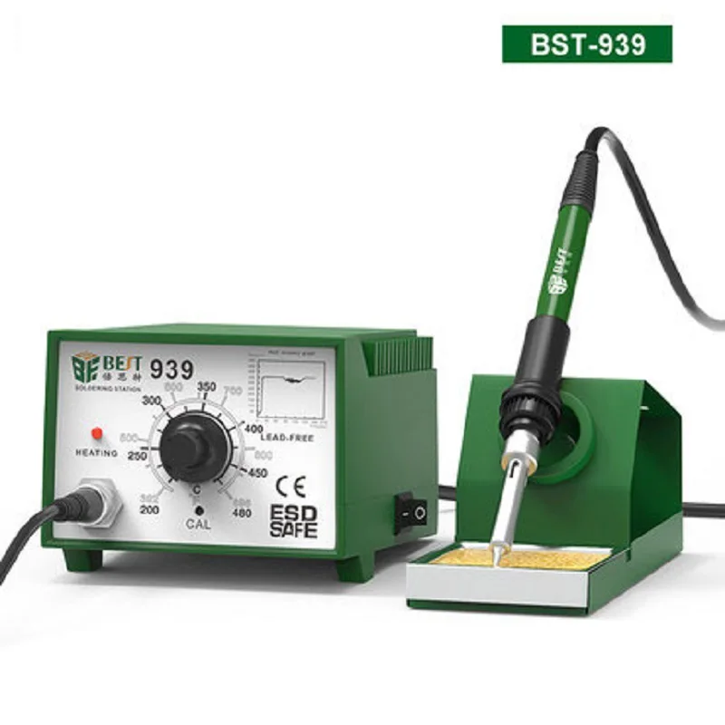 

BST939 Electronic Maintenance Soldering Iron Internal Heat Welding Pen Constant Temperature Adjustable Temperature Welding Table