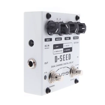 

JOYO DSEED Dual Channel Digital Delay Electric Guitar Effects Pedal Guitar Effector Musical Guitar Accessories with Four Modes