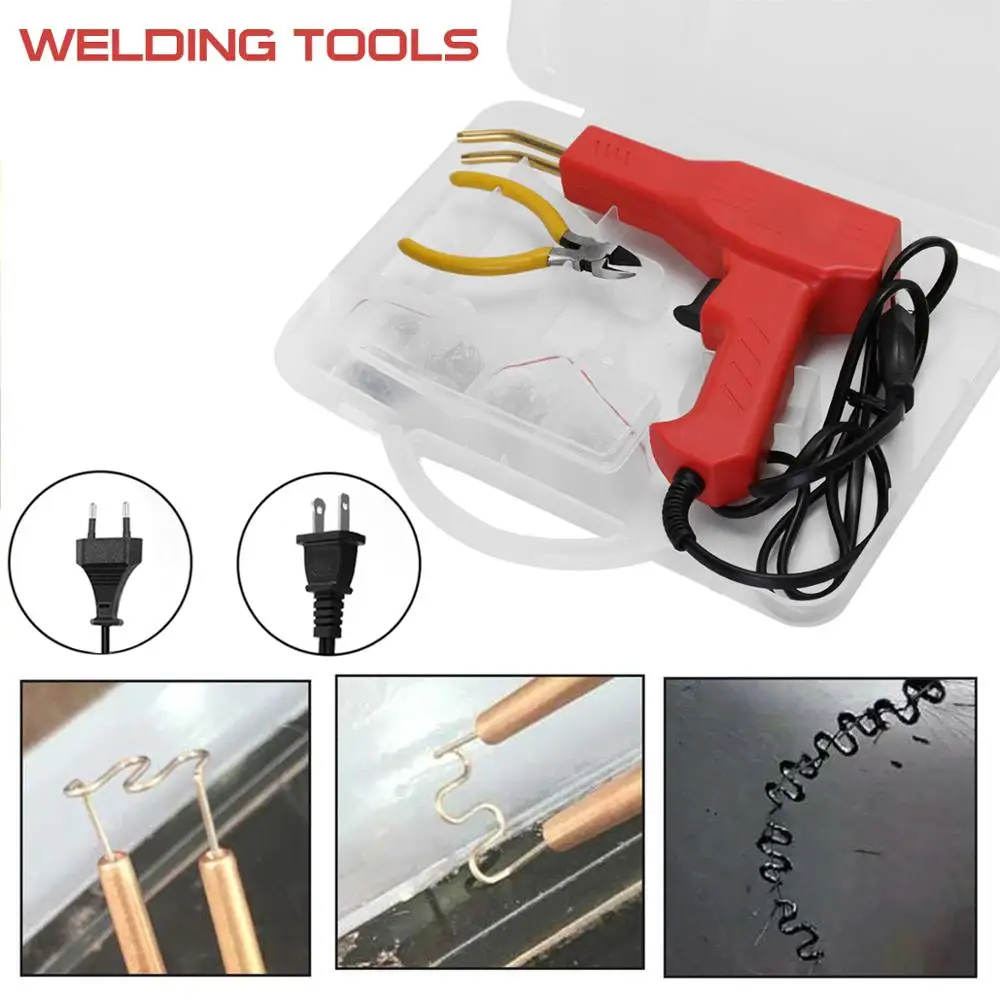

Handy Plastic Welder Garage Tools Hot Staplers Machine Staple PVC Plastic Repairing Machine Car Bumper Repair Hot Stapler
