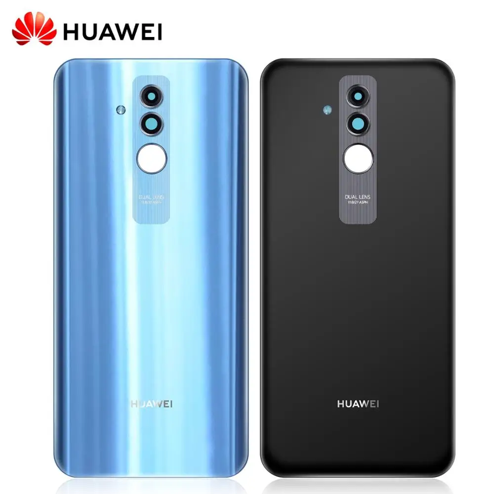 

100% Original Rear Housing For Huawei Mate 20 Lite Back Cover Glass Panel with Camera Lens Replacement Parts