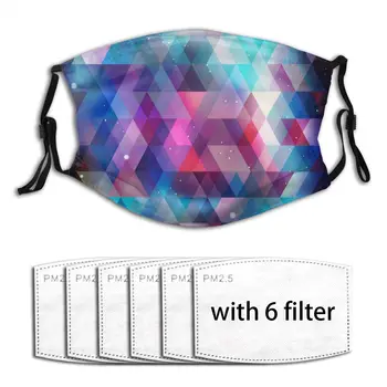 

Geometry Cosmos Washable Reusable Anti Haze Print Face Masks Cute Masks Fabric Protective PM2.5 Masks Proof Haze