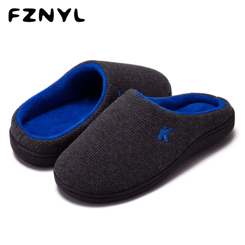 Оригинальные двухцветные удобные тапочки FZNYL для пар из пены с эффектом памяти