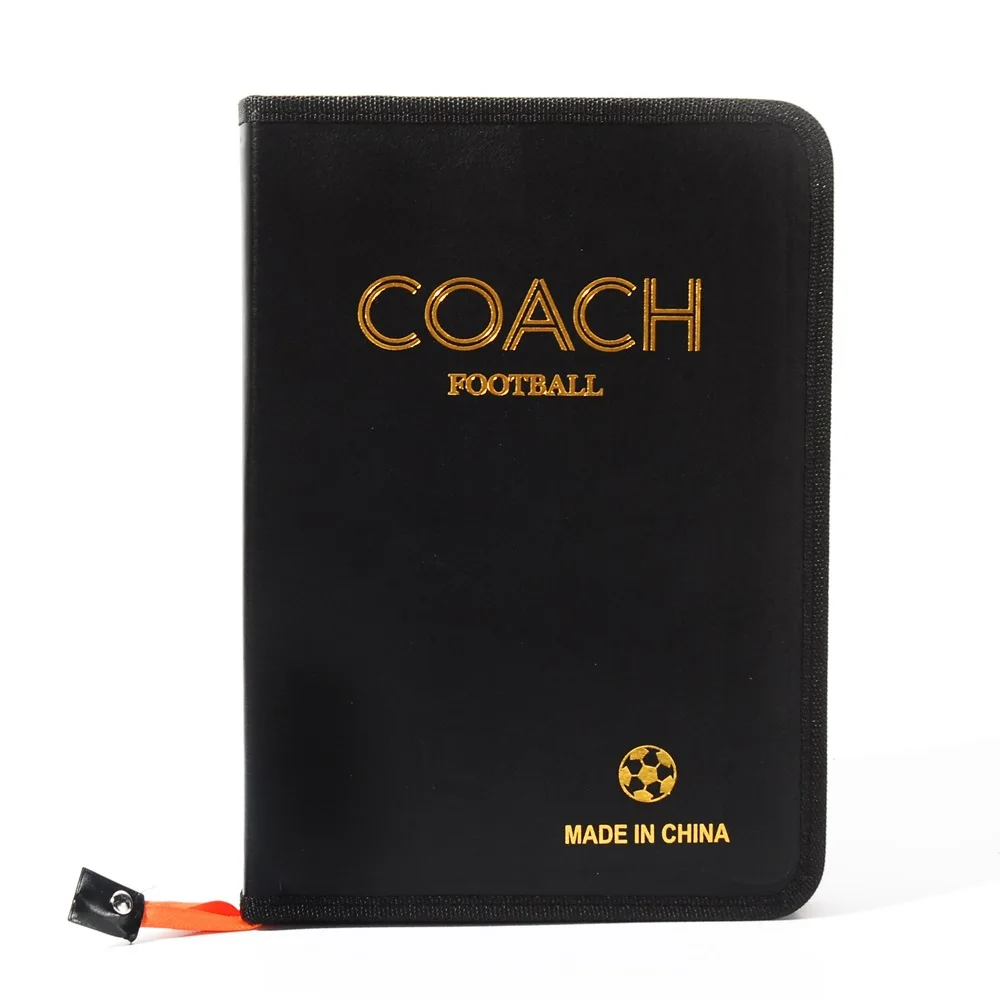

Soccer Zipper Board Referee Tactical Board Professional Football Coach Board Double-side Coach Clipboard Tactical Board