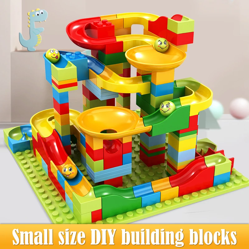 

330PCS Marble Run Building Blocks Set Educational Toys Small Size Bricks Major Brands DIY Buliding Model Toys for Children