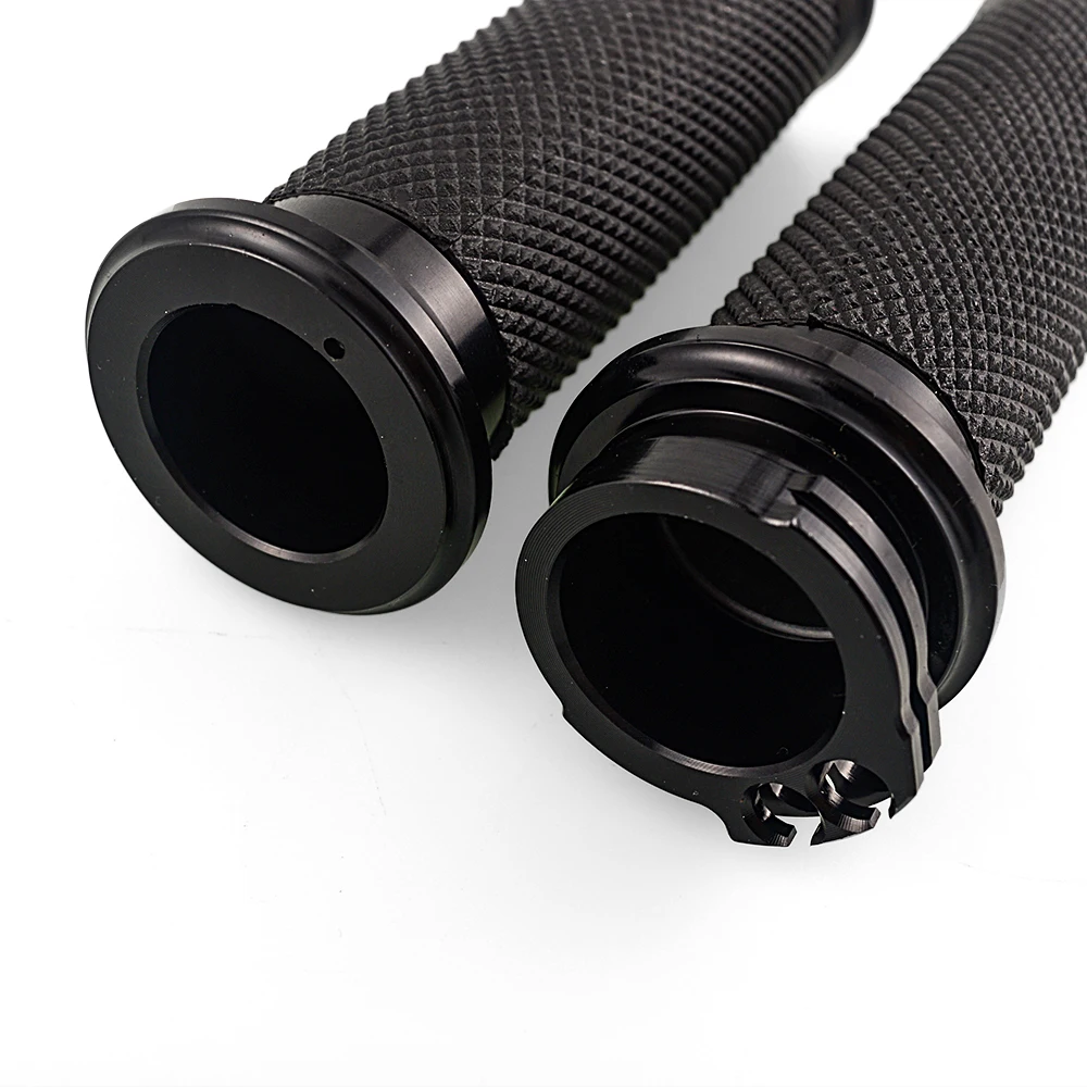 New Aluminum Motorcycle Handlebar Hand Grip 1'' 25mm Handle bar Grips For Harley Sportster 883 1200 Touring Dyna Softail Custom