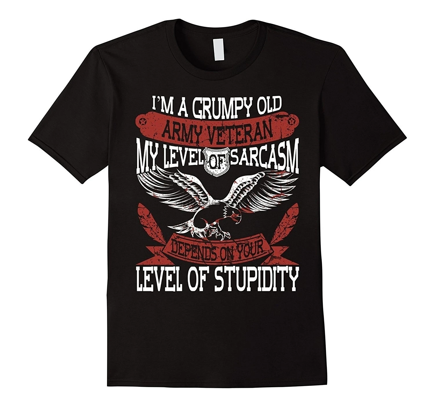 I m A Grumpy Old Army Veteran Funny US Army Veteran T Shirt Mens Short 
