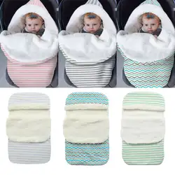 Милый комплект детской одежды для новорожденных комплект одежды из бархата для пеленания Обёрточная бумага для пеленания коляска