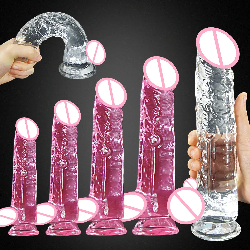 Realistic Huge Dildo TPE Anal Butt Plug Big Fake Cheap Penis Soft Material Suction Cup Lesbian Adult Sex Toys for Women Erotic | Красота и