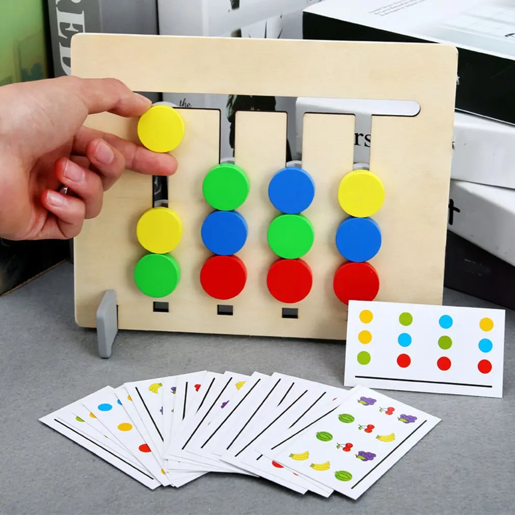  Four Colors Game Children Early Education Logical Thinking Training ENLIGHTEN Teaching Aids Intelli - 4000308771746