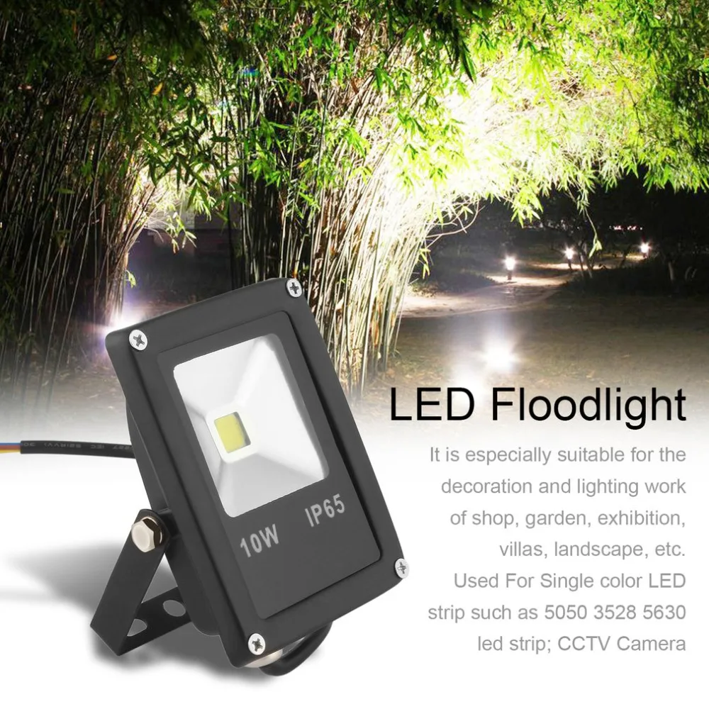 1pcs 10W LED Floodlight Wash Light 000lm 85-265V Garden Lamp Outdoor 1Brand New