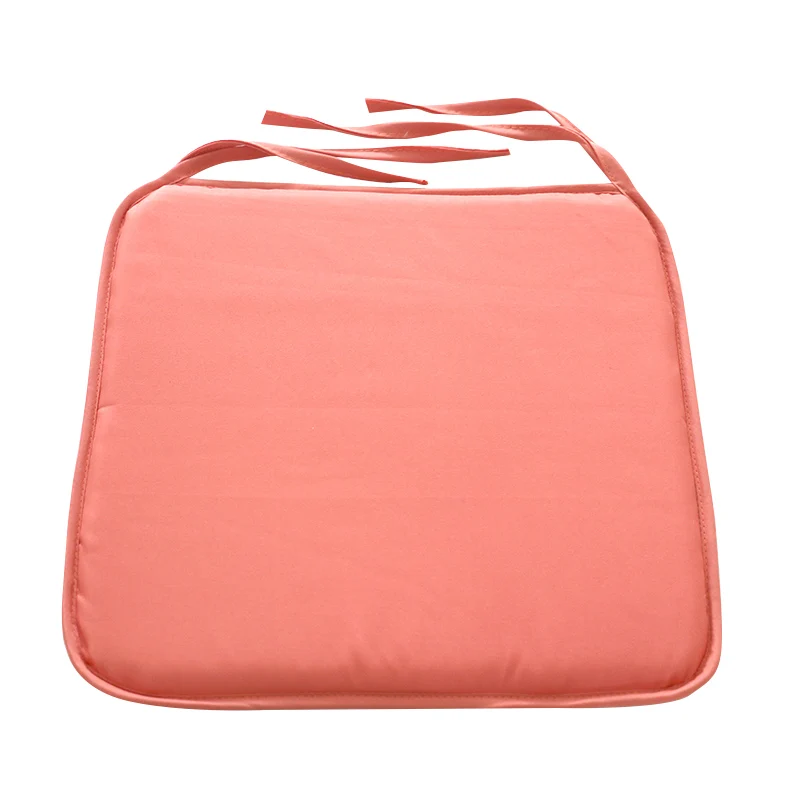 DIDIHOU сплошной цвет мягкий комфортный коврик для сиденья поясничная Подушка на офисный стул подушка для сиденья Подушка для ягодиц завязка на коврик 37x37 см 10 цветов