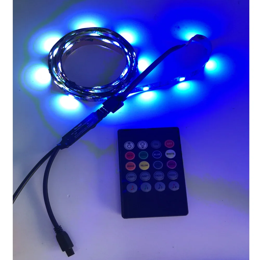 USB RGB контроллер DC5V музыкальный контроллер Мини 20 клавиш ИК пульт дистанционного управления 6A для DC5V 5050 3528 RGB ленточный светильник