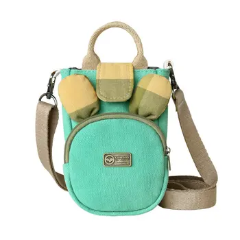 

Sansebuding Cute Little Bag 2020 New Style Rabbit Single-shoulder Canvas Bag Female Summer Canvas GIRL'S Shoulder Bag