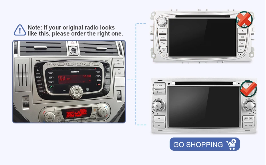 Discount Isudar H53 Android 2 Din Autoradio For FORD/Focus/Mondeo/S-MAX/C-MAX/Galaxy Car Multimedia Player GPS 8 Core RAM 4G 64GB DSP DVR 5