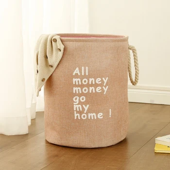 

Big deal Laundry Basket Super Large Storage Toy Washing Dirty Clothes Sundries Box Organizer Bin Folding Waterproof Cotton Linen