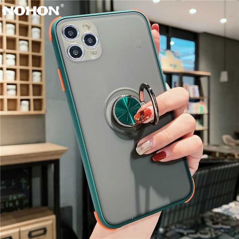 Чехол для телефона Nohon iPhone 11 Pro чехол с держателем кольца на палец Max XS XR X 8 7 6 Plus |