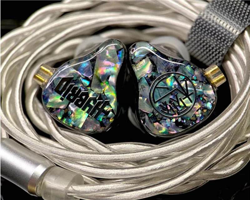 US $249.99 YTAO Crystal Black 2DD3BA Flagship InEar HIFI DJ Monitor Earphone 3D Printing Resin Driver Unit HIFI 2 Pin 078mm