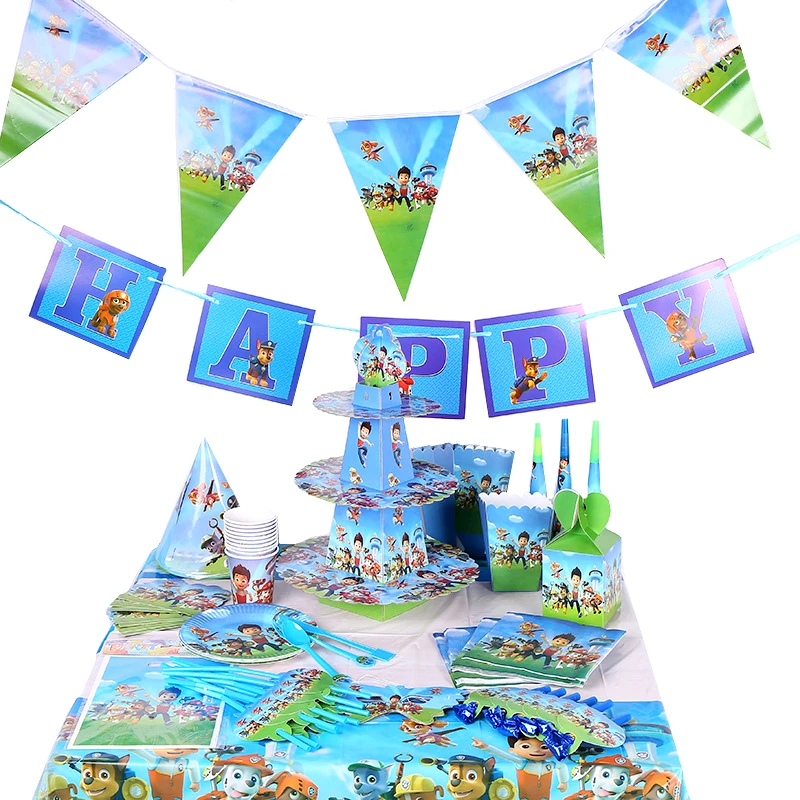 

Paw Patrol Birthday Party Decoration Toys Set Cartoon Rescue Dog Anime Action Figure Model Patrol Paw Toy Child Xmas Gift