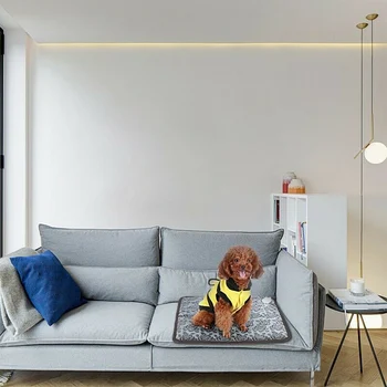 

Waterproof Pet Heated Warmer Bed Pad Puppy Dog Winter Mat Electric Heater Adjustable Blanket LAD-sale