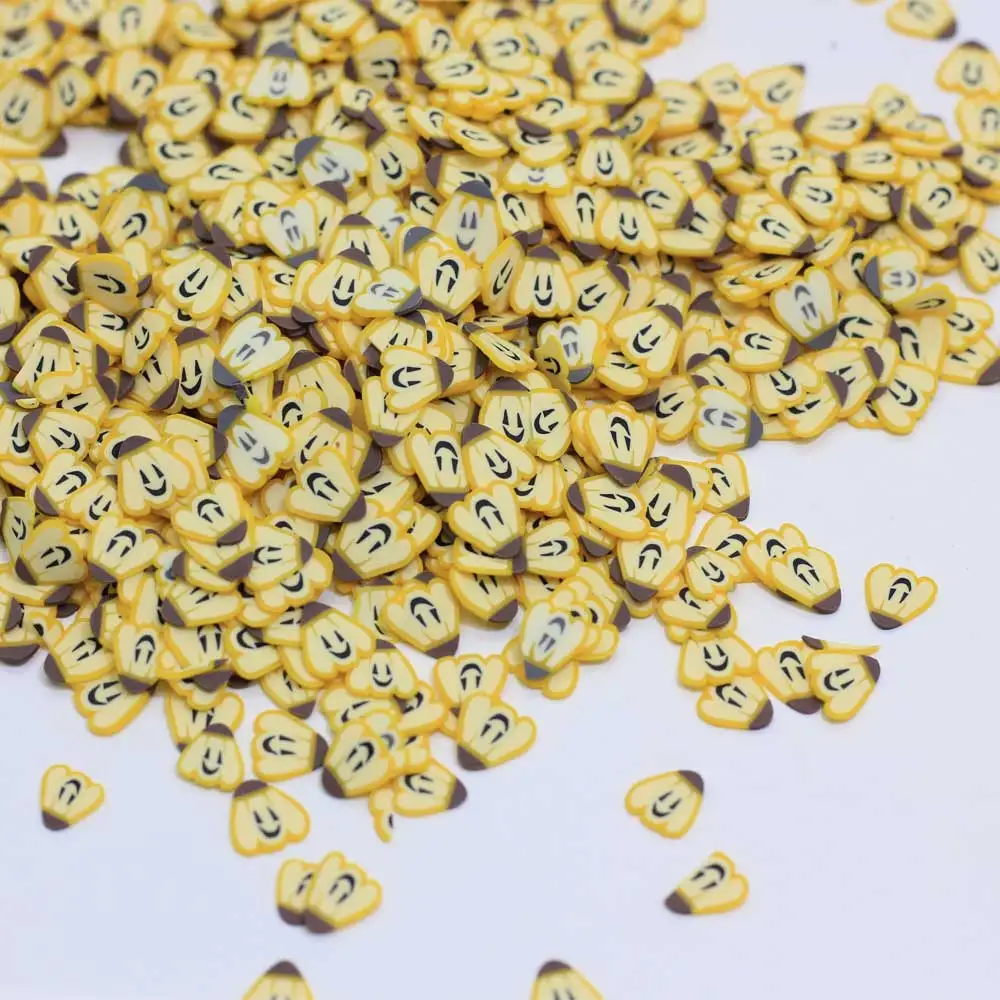 

20/50g New Arrival 5mm Polymer Hot Clay Fimo Sprinkles Pumpkin for Halloween Crafts Making DIY