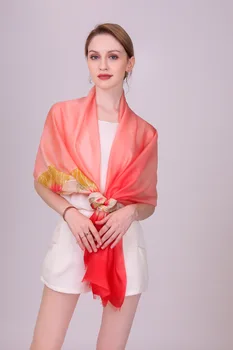 

Silk Wool Scarf Luxury Brand 2018 Women Flower Embroider Scarf Wrap Shawl Ladies Fall Winter Long Soft Scarves Beach Shawl