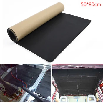 

50*80cm 5mm Car Stereo Noise Heat Insulation Sound-proof Dampening Pad Mat For Roof Door Wheel Arch Boots Wrapping Frame 2020