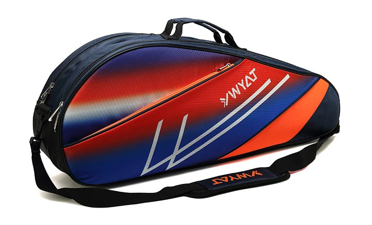 Однонаплечная сумка для бадминтона, водонепроницаемая утолщенная ракетка, спортивные сумки, тренировочная сумка для бадминтона, может держать 3-6 Ракеток