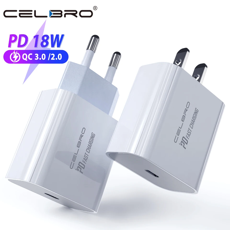 Chargeur USB 18W PD 3.0 de Type C, Charge rapide QC 3.0, pour iPhone 11 pro Xs Max Xr 8, puissance de Charge pour Apple