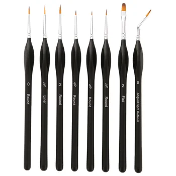 

8pcs Liner Brushes Hook Line Pen Miniature Painting Brush Painting Brush