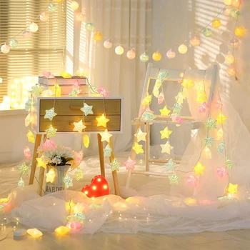 

1.5m 3m Star Light String Twinkle Garlands Battery Powered Christmas Lamp Holiday Party Wedding Decorative Fairy Lights