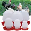 Plastic Poultry Drinker Chick Waterer Hanging Chicken Water Feeder Durable Automatic Water Container for Duck Goose 4