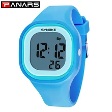 PANARS детские часы для мальчиков и девочек детские женские наручные часы Мужские часы силиконовый светодиодный светильник цифровые спортивные часы erkek saat наручные часы