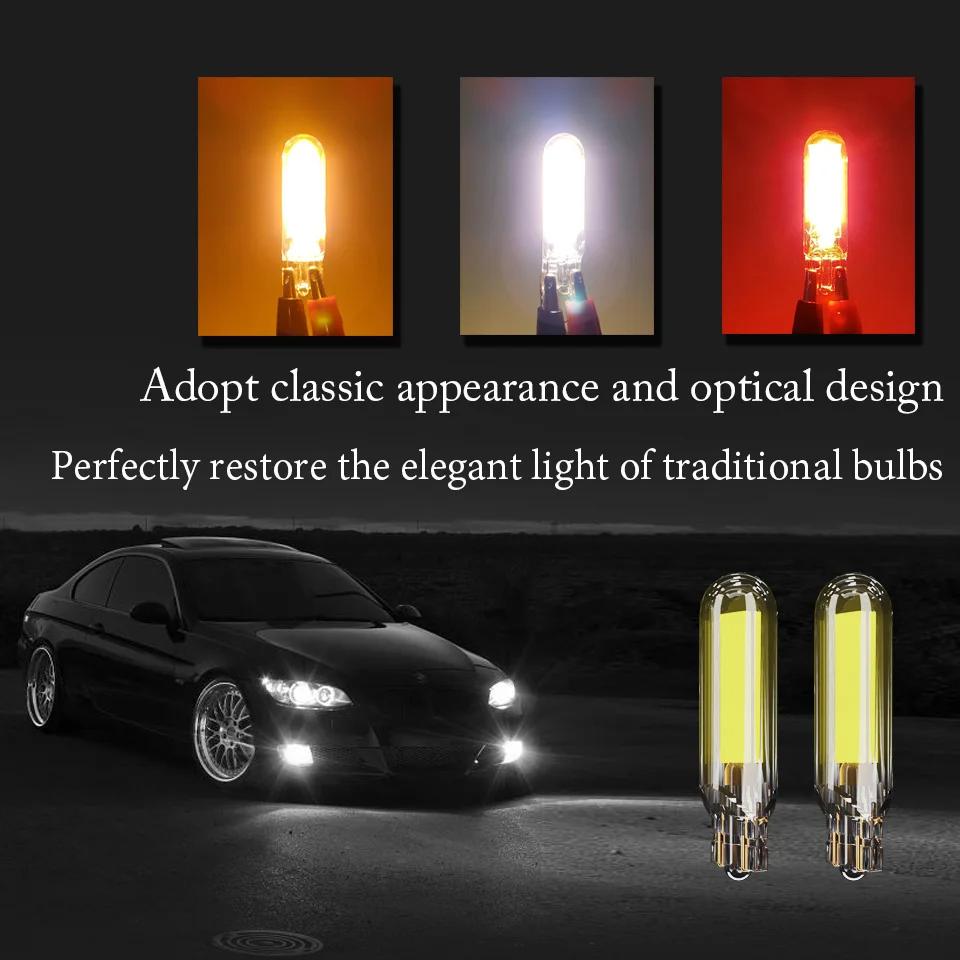 2PC ̾ COB T15 LED W16W  ȣ   902 921 ̹     ȭƮ 6000K 12V