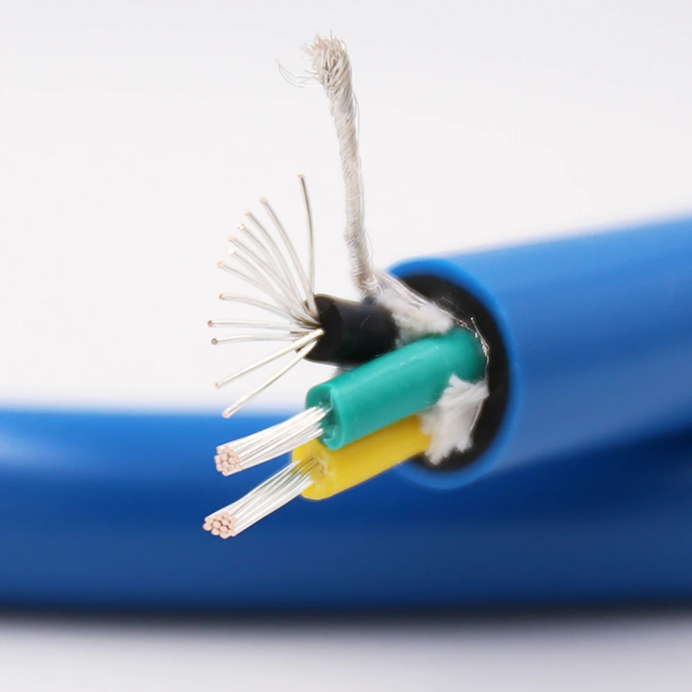 

Hifi 2M X SPX-28 emc shielded OFC silver plated power cable bulk cable for Audio video