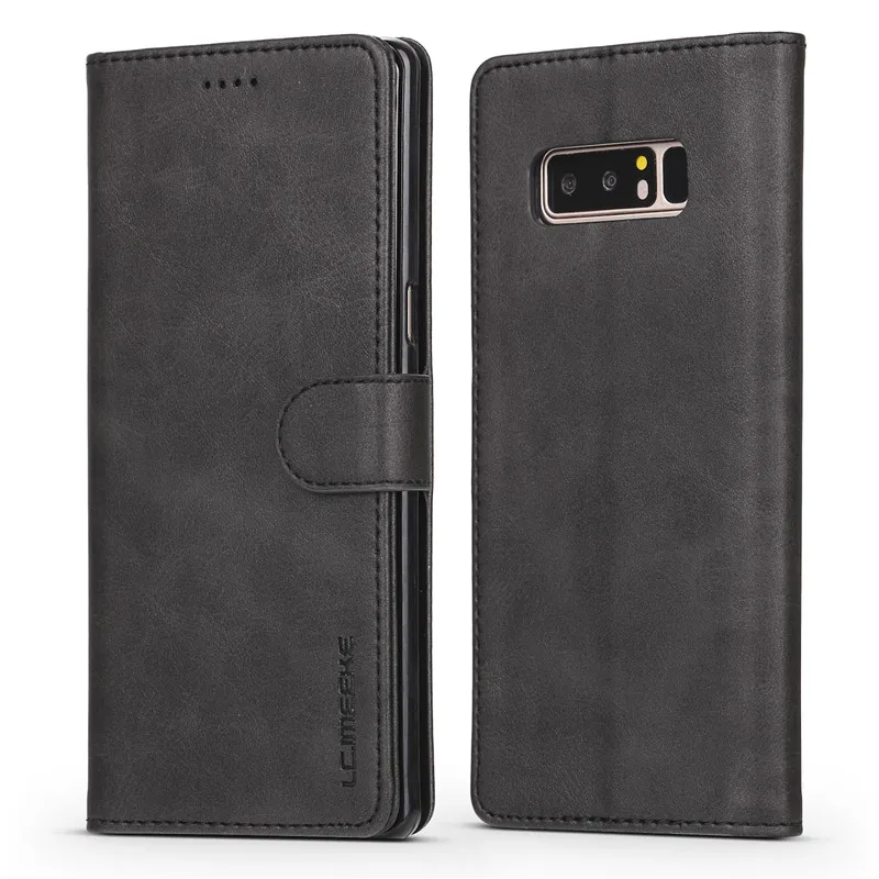 For Samsung Galaxy Note 8 Case Flip Leather Wallet Cover Samsung Galaxy Note 8 Phone Case For Samsung Note 8 9 10 20 Lux_voghion.com