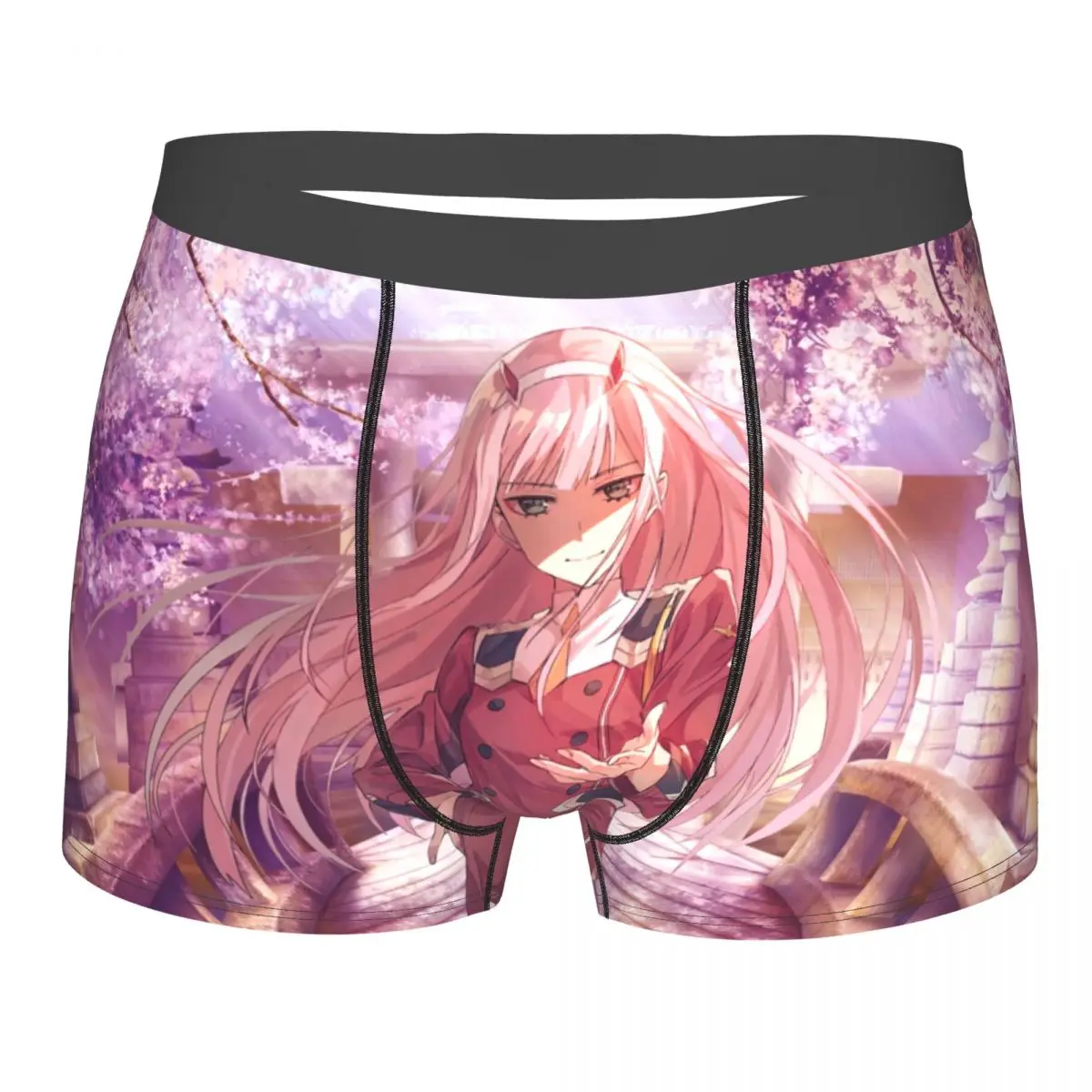 Anime - Darling In The FranXX Underpants Breathbale Panties Male Underwear Print Shorts Boxer Briefs darling nikki